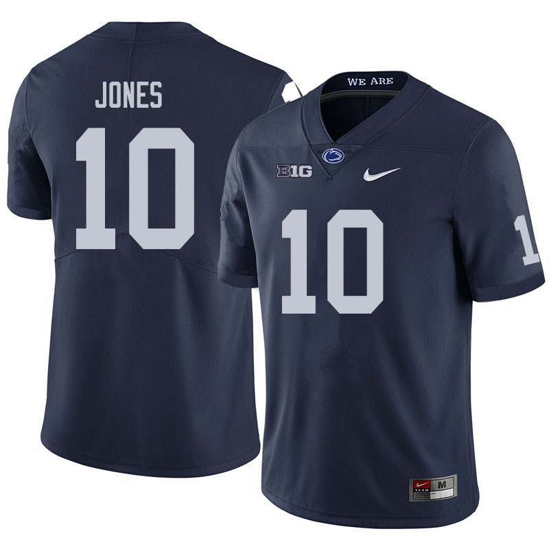 NCAA Nike Men's Penn State Nittany Lions TJ Jones #10 College Football Authentic Navy Stitched Jersey YWX3098JT